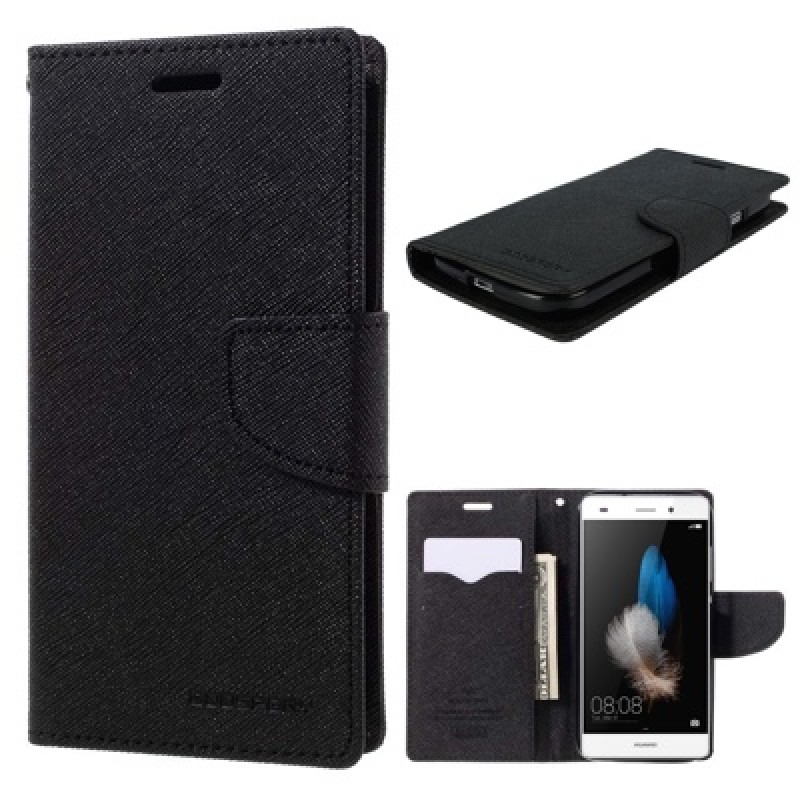 Atverčiamas juodas dėklas (Huawei p8 lite) Atverčiamas juodas dėklas (Huawei p8 lite)